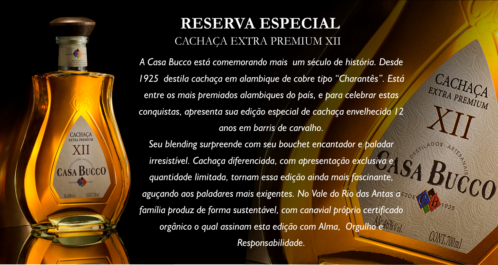 Reserva especial | Casa Bucco - Destilados Artesanais